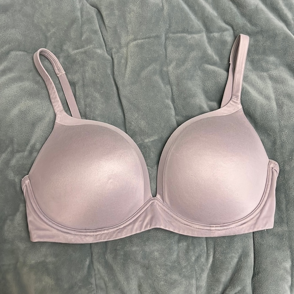 Victoria's Secret body by Victoria wireless bra gray 34d
